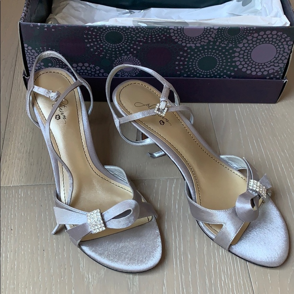 BP Sliver Larissa Satin Sandal